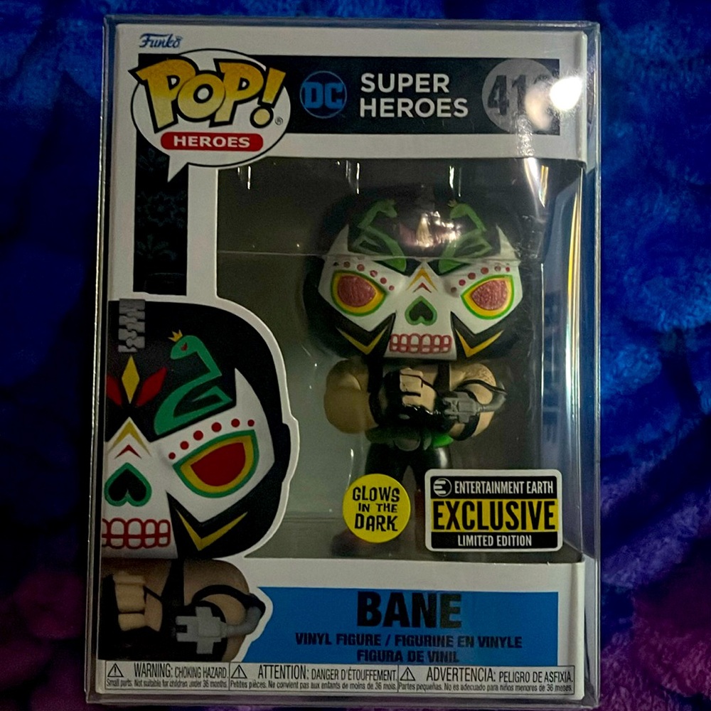 POP! Batman 412- Bane Dia de Los Muertos Glows in The Dark